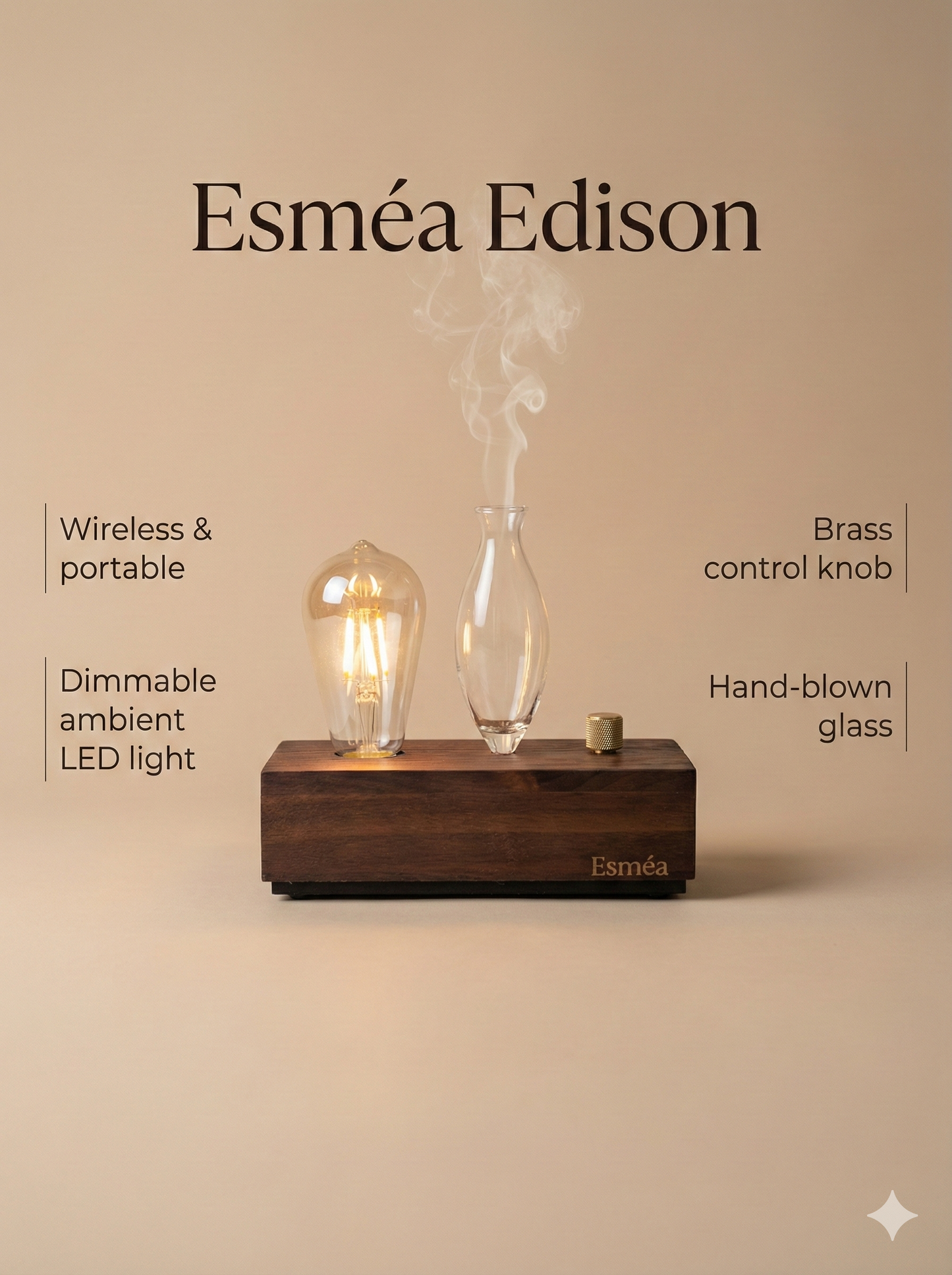 ESMÉA EDISON WIRELESS (With Signature Fragrance Oil)